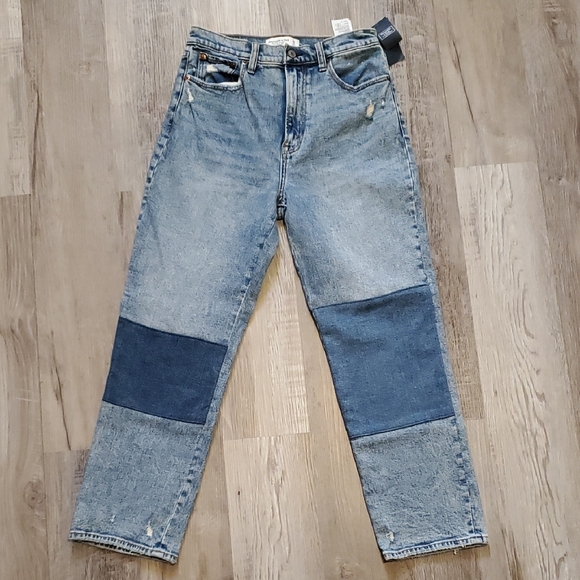 Abercrombie & Fitch Denim - Abercrombie & Fitch Ankle Straight High Rise Jeans